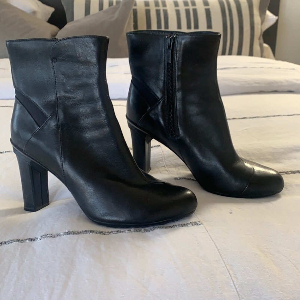Tsubo leather booties